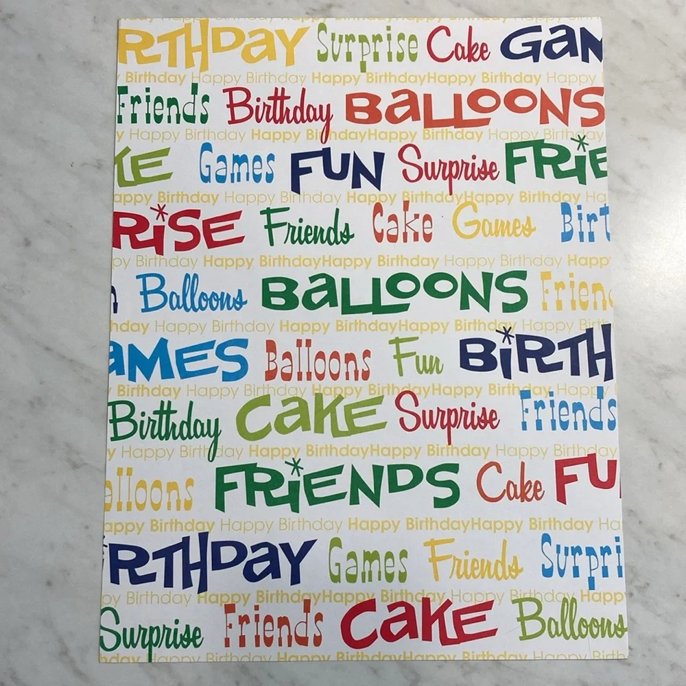 Rainbow Scrapbooking Paper 10 Sheets